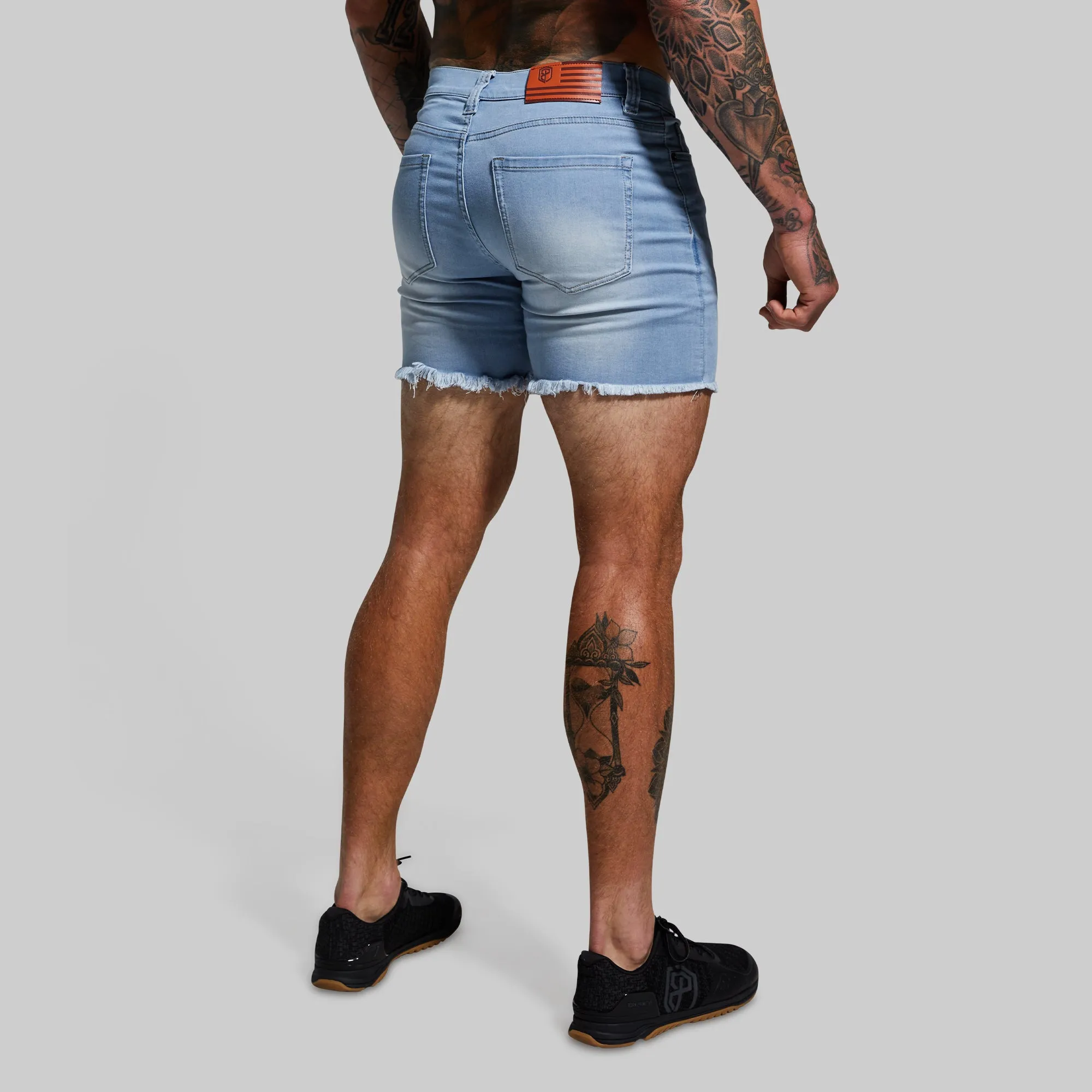 FLEX Stretchy Jort (Light Wash 6")