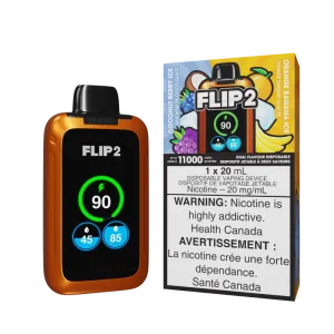 FLIP 2 - COCONUT BERRY ICE & ORANGE BANANA ICE