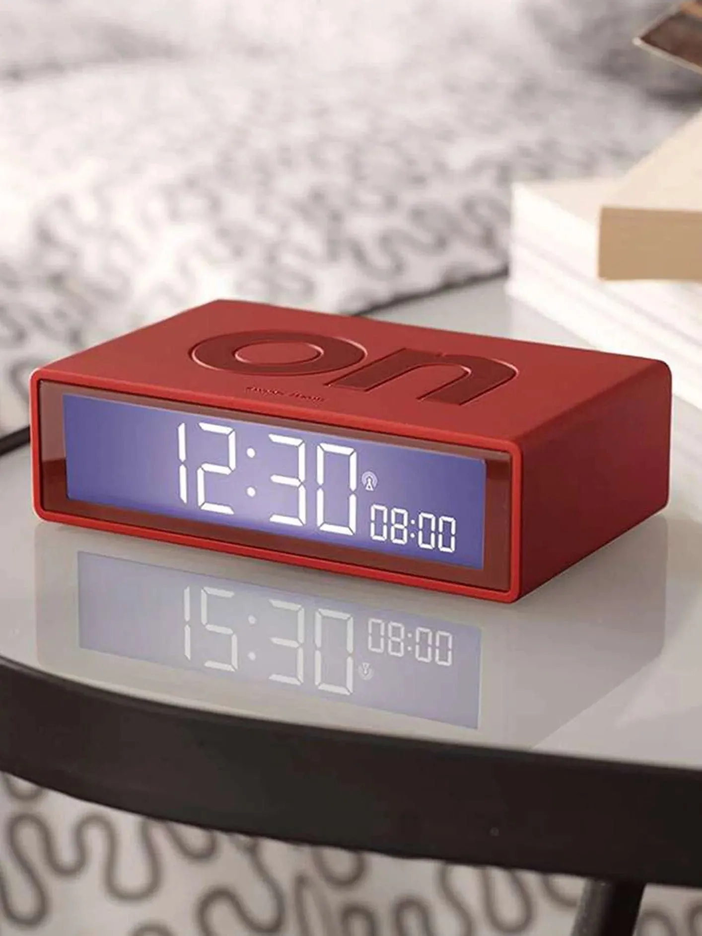 Flip Plus Alarm Saat - Kırmızı