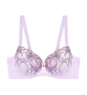 FLORALE ORCHID WIRED PUSH UP BRA