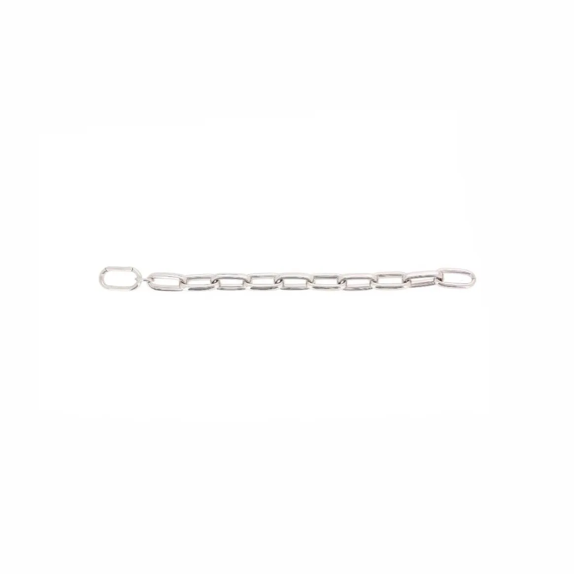 Forever Chic Rhodium Plated Sterling Silver Link Bracelet