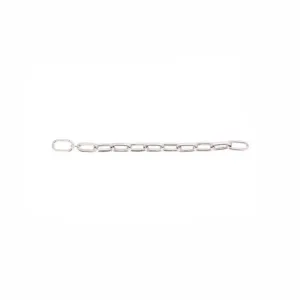 Forever Chic Rhodium Plated Sterling Silver Link Bracelet