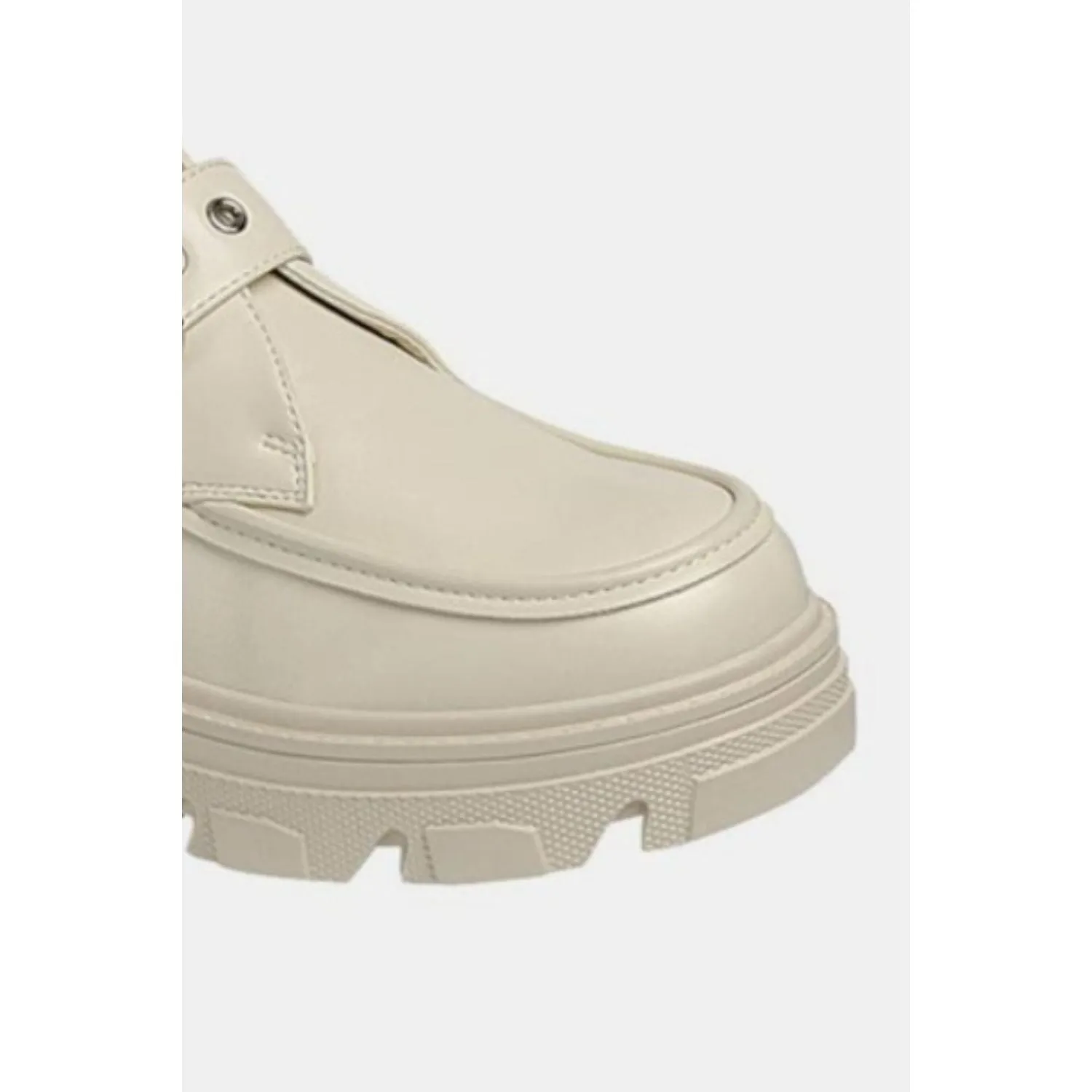 Forever Link Buckled Platform Lug Sole Loafers