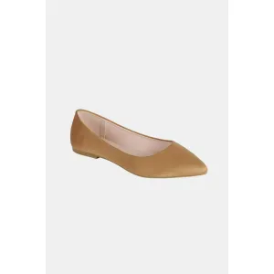 Forever Link Pointy Toe Slip On Flat Loafers