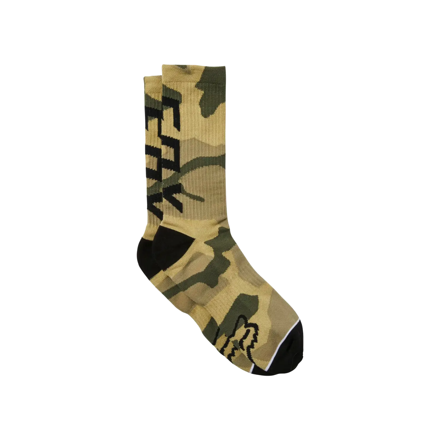 Fox Camo Cushioned Crew Mens Socks