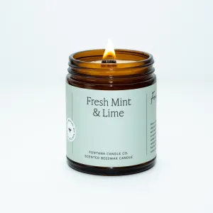 Fresh Mint & Lime Essential Oil Candles