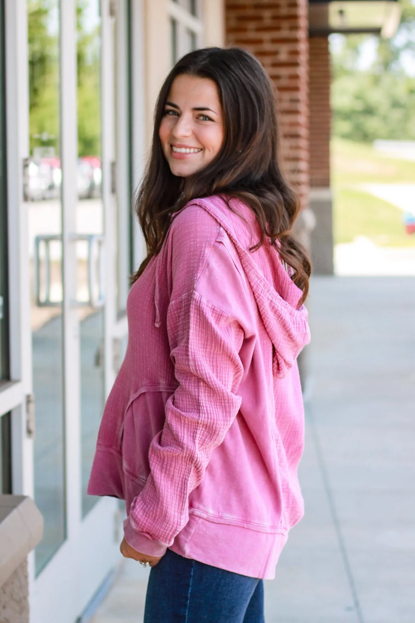From this Moment Magenta Hoodie