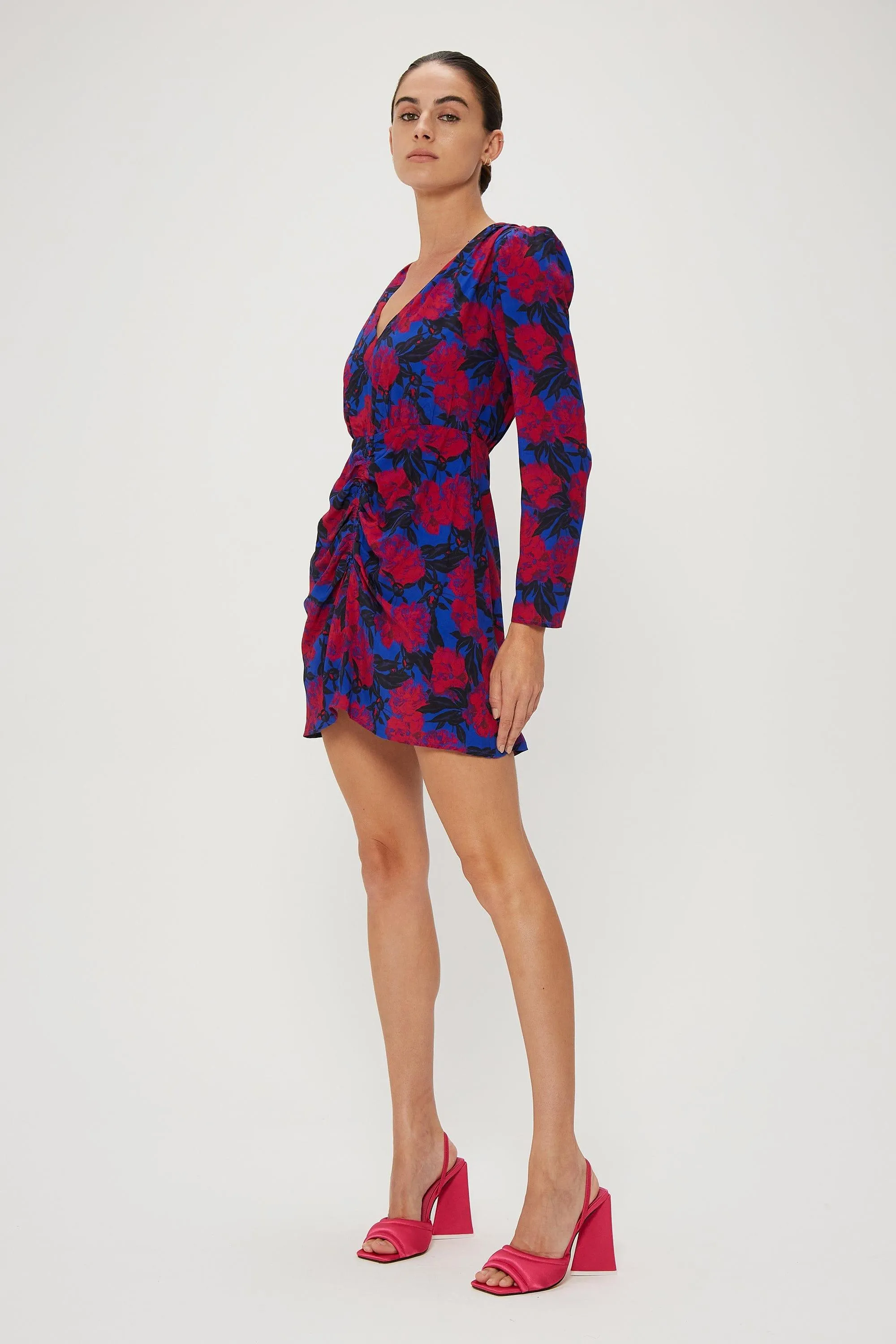 FULL BLOOM LS MINI DRESS | POP FLORAL