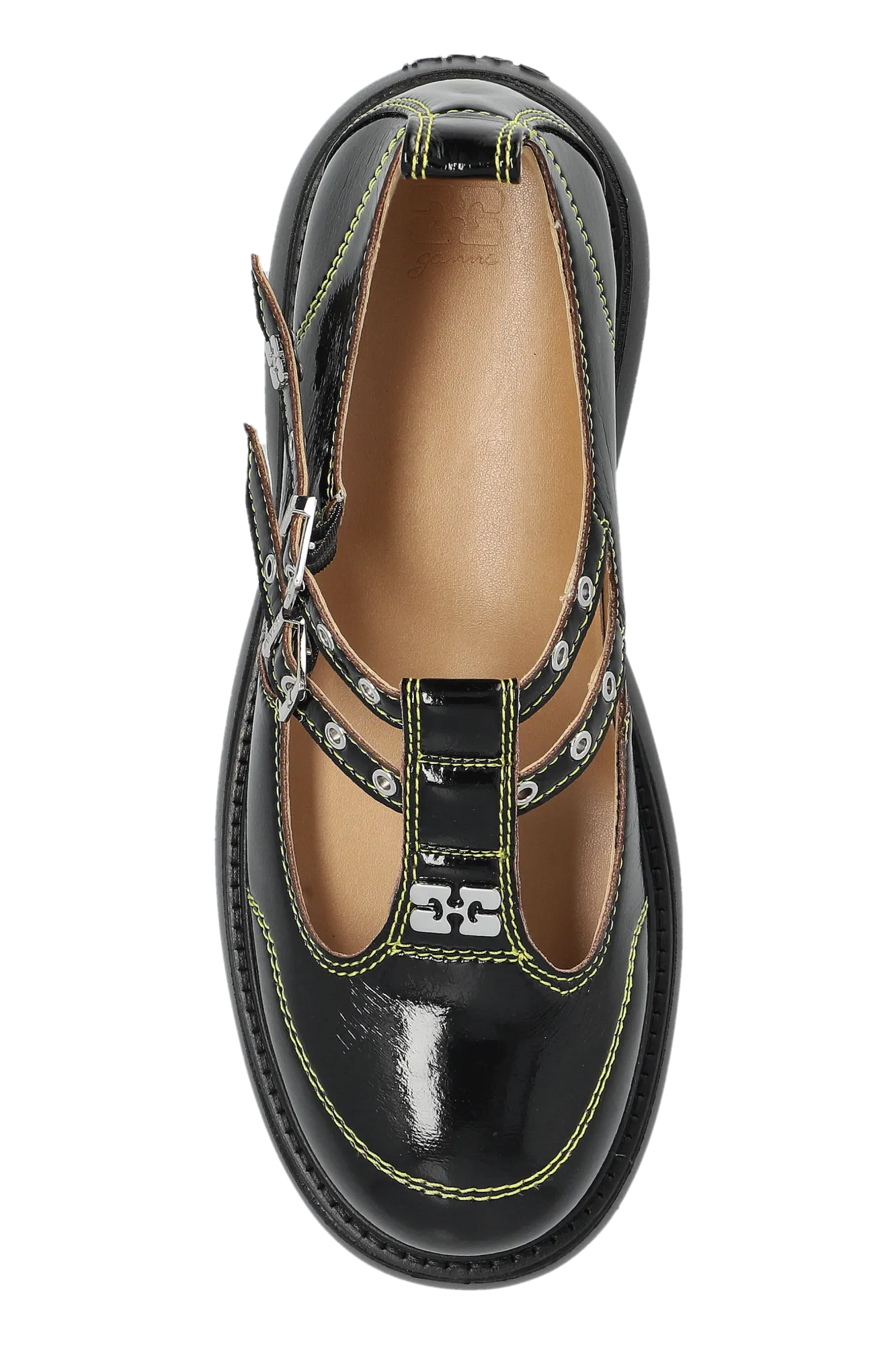 Ganni Loafers shoes made of eco leather