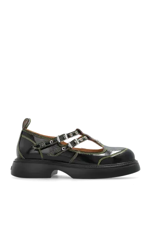 Ganni Loafers shoes made of eco leather