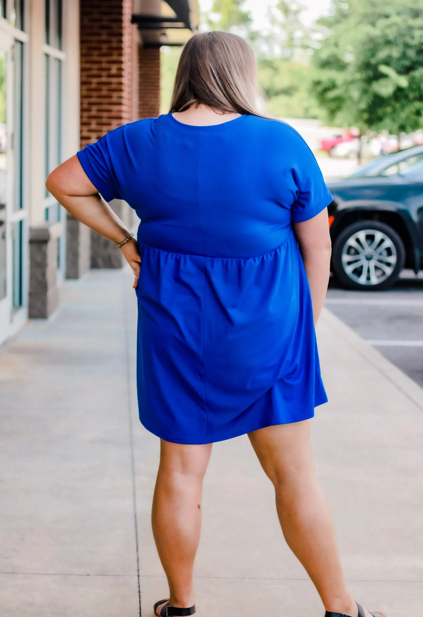 Genie in a Bottle Dress in Royal Blue
