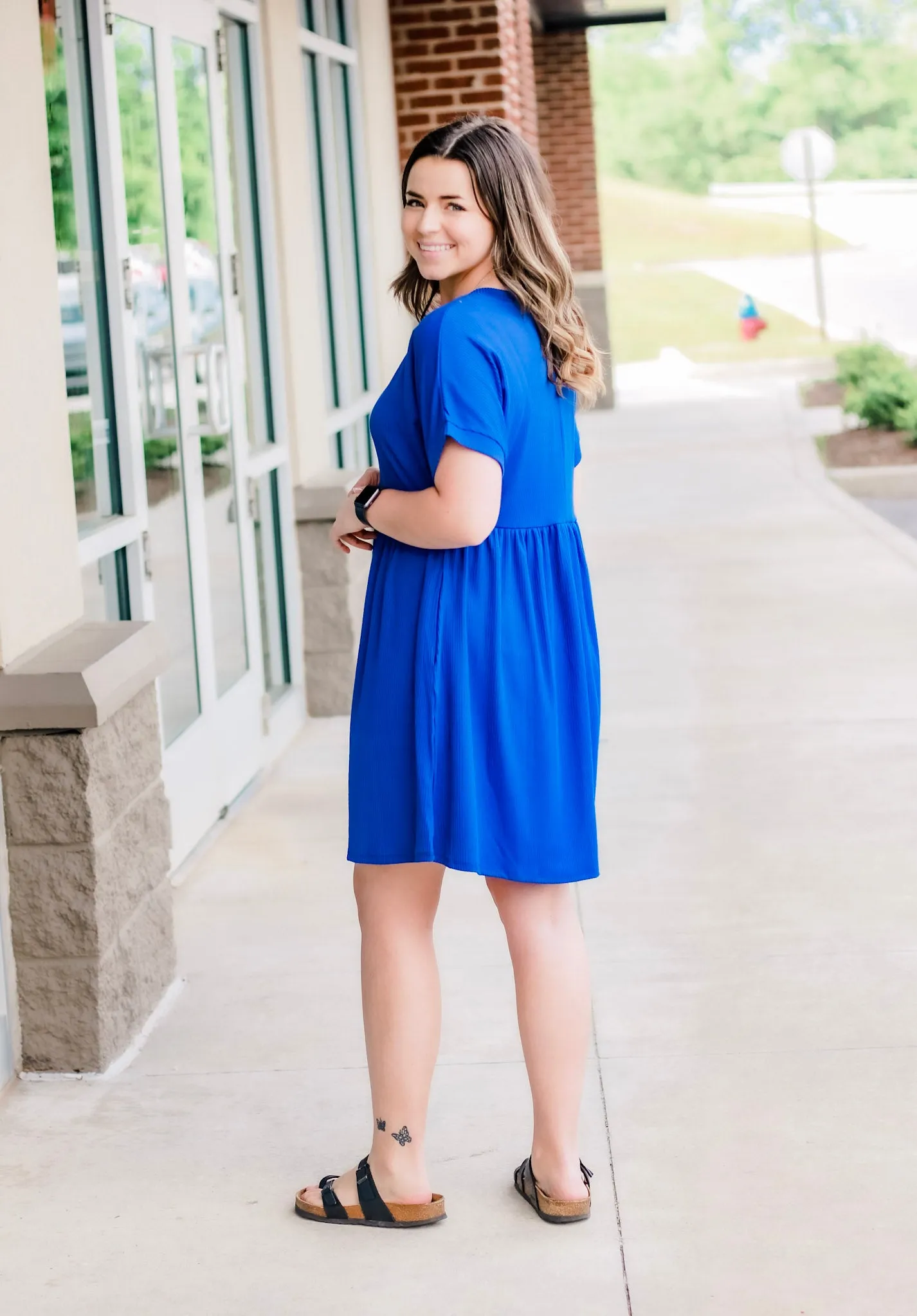 Genie in a Bottle Dress in Royal Blue