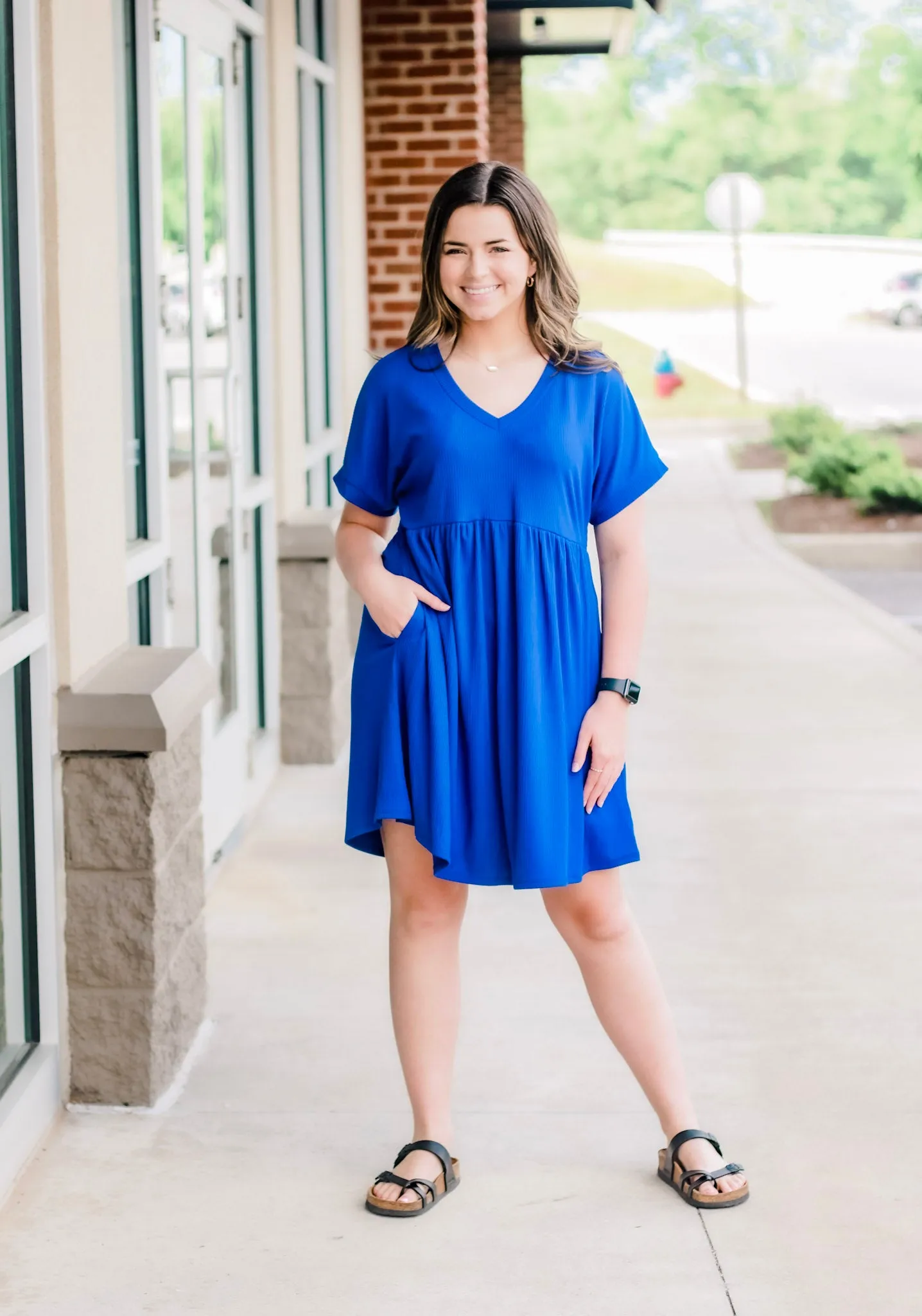 Genie in a Bottle Dress in Royal Blue