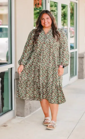 Good Things Black Floral Maxi