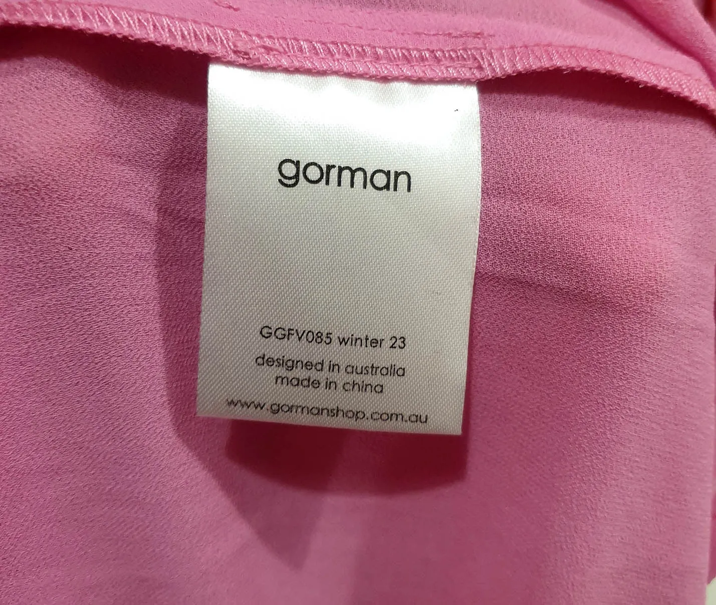 Gorman orange and pink print dress size 18