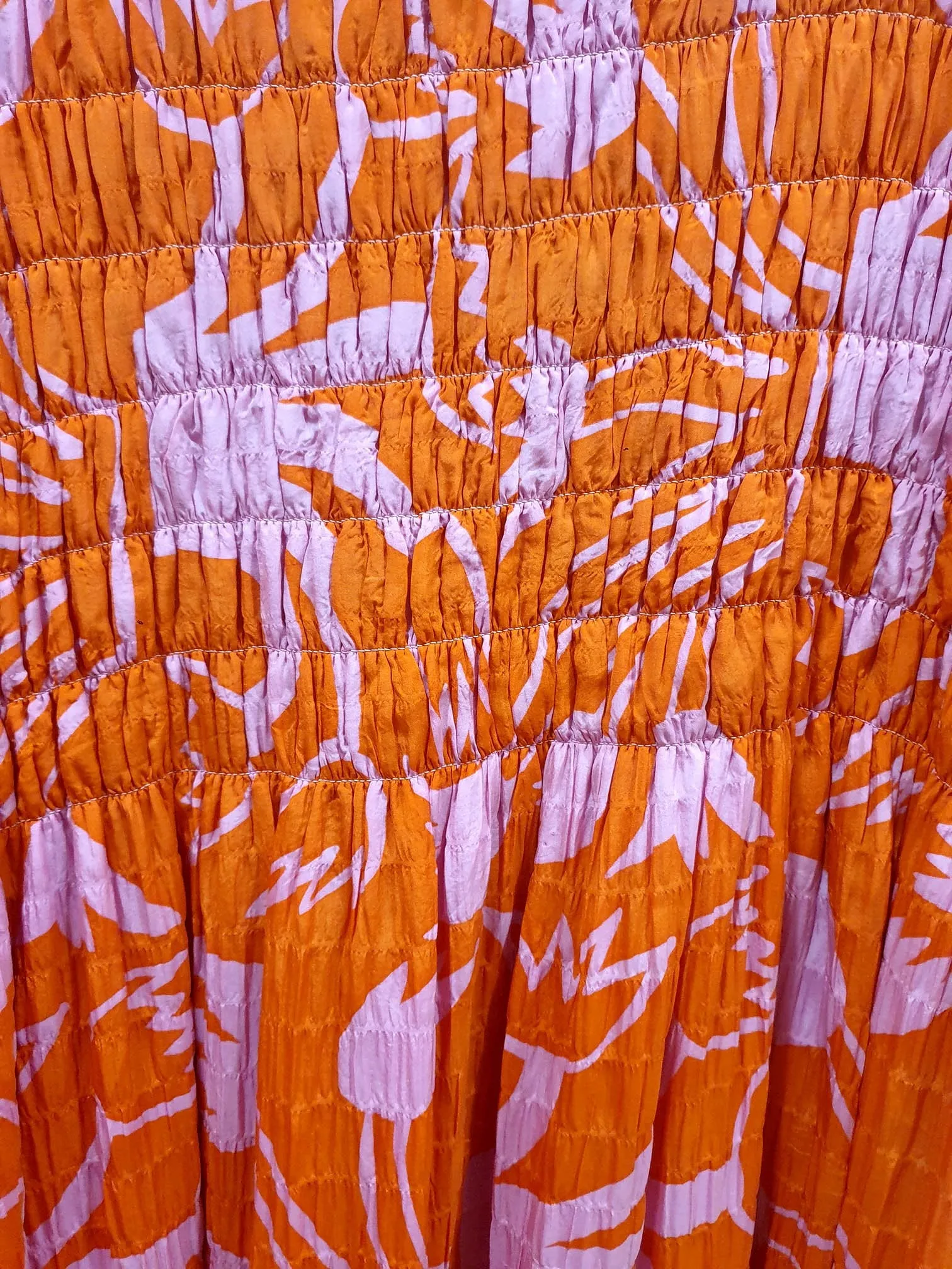 Gorman orange and pink print dress size 18