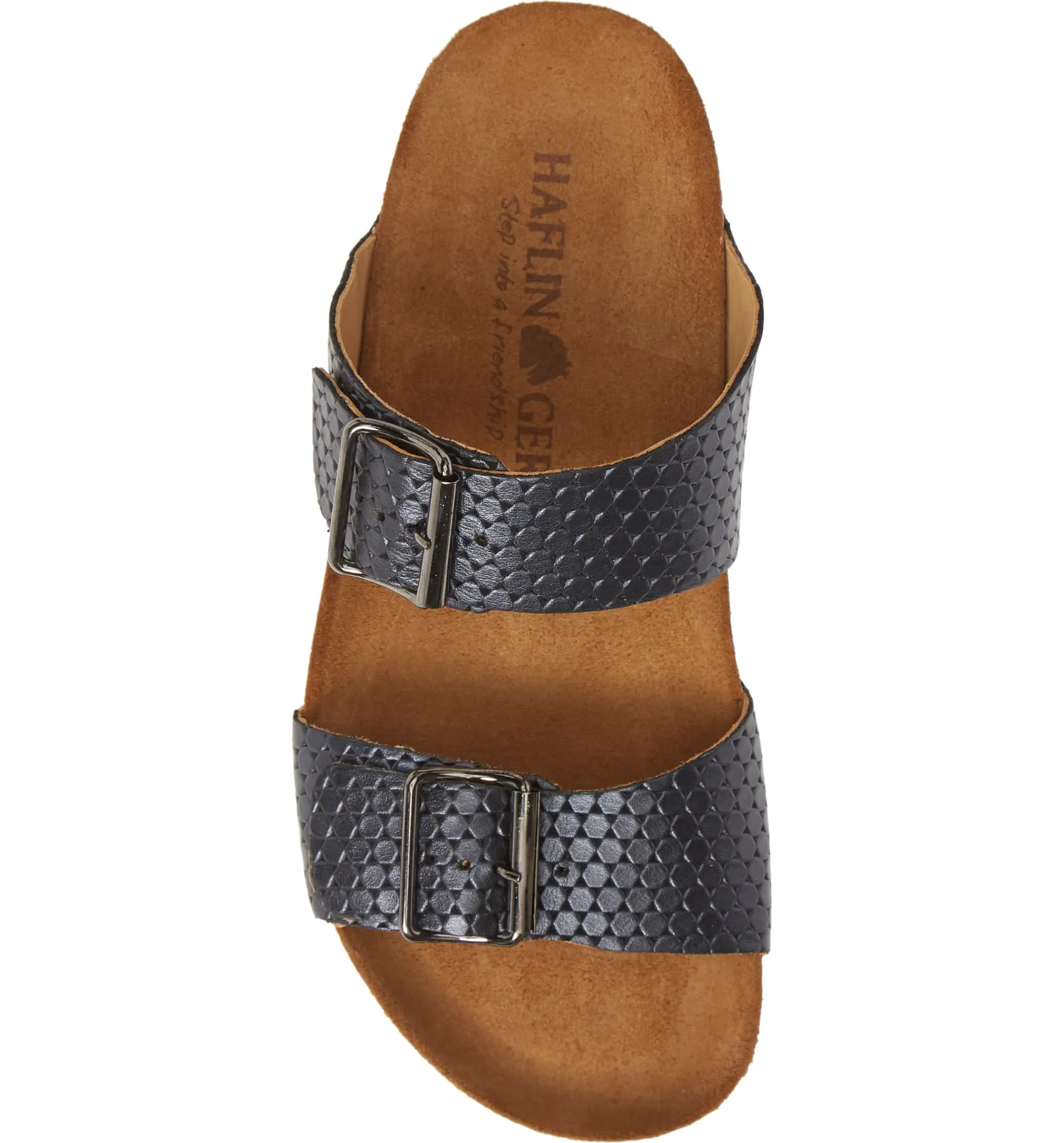 Haflinger Women's Andrea Slide Pearl Sandal