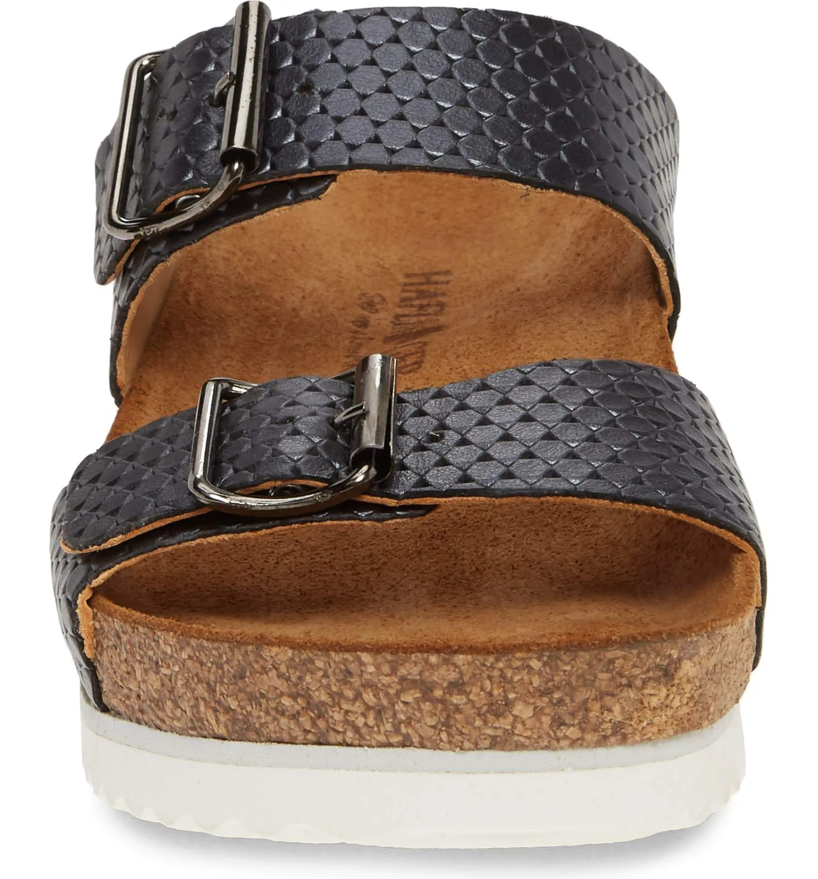 Haflinger Women's Andrea Slide Pearl Sandal