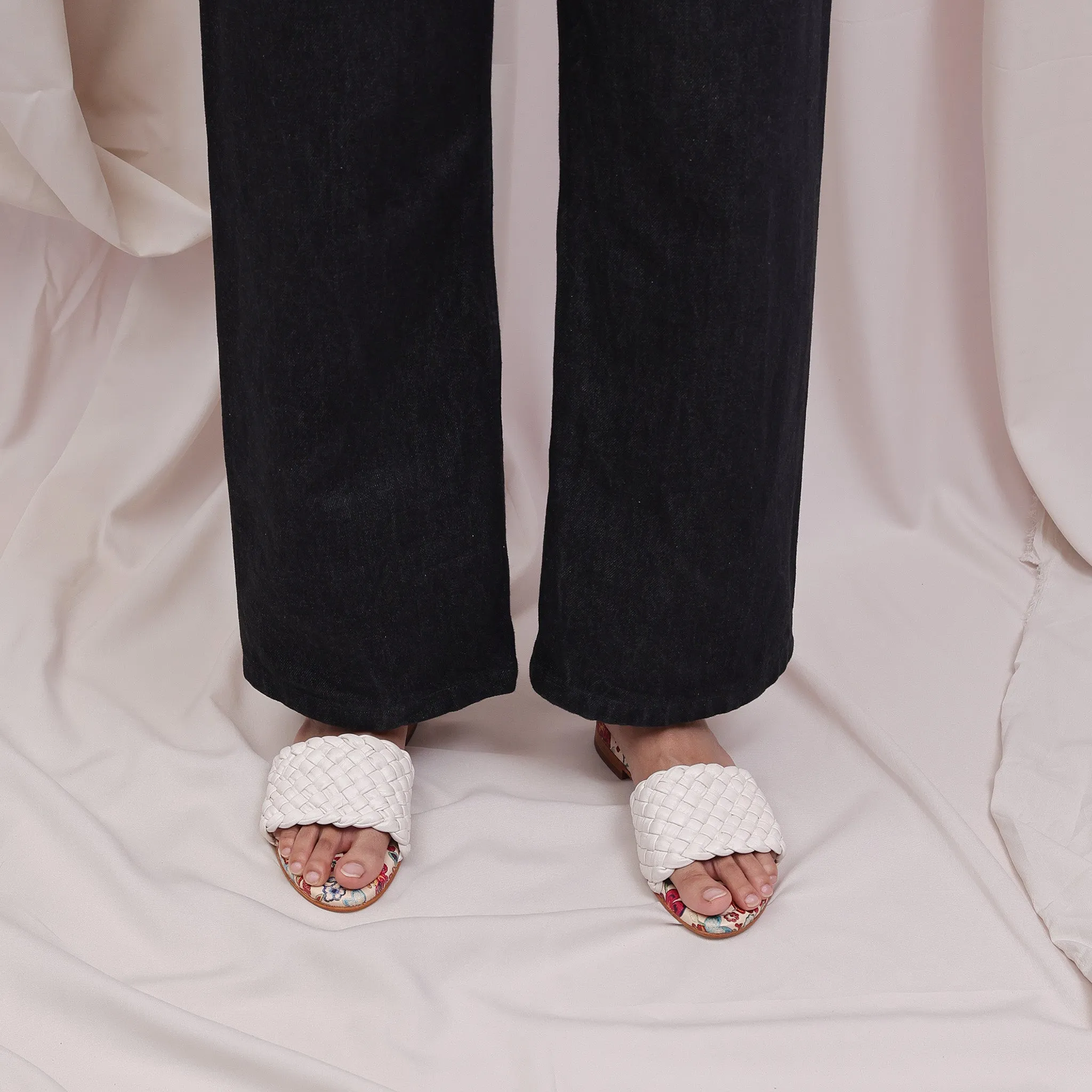 HANNA 78 TUBULAR SANDAL - CREAM