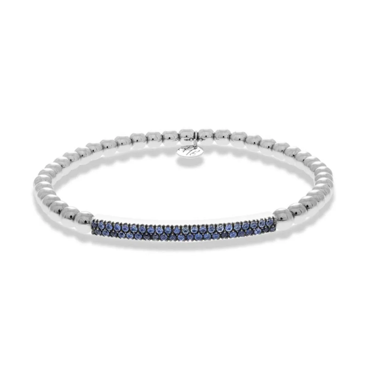 Hulchi Belluni ‘Tresore’ Blue Sapphire Bar Stretch Bracelet (21348bl)