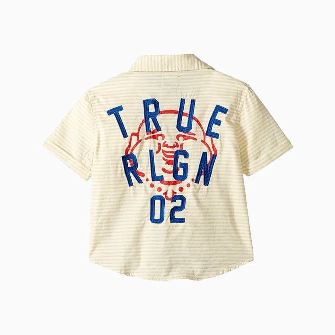 Kid's Woven Strip Shirt