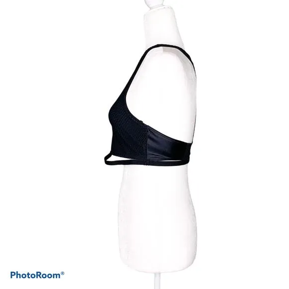 Koral Mesmorize Open Mesh Sports Bra Large Black