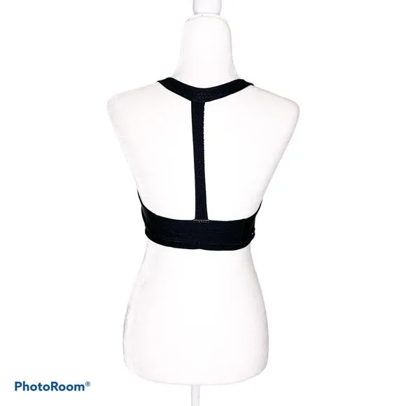 Koral Mesmorize Open Mesh Sports Bra Large Black