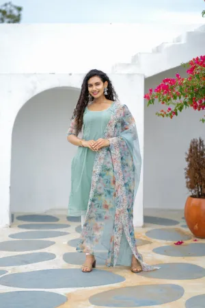 Krithi Mint Green