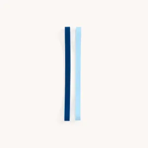 Large Stretchy Band Set - Navy & Carolina