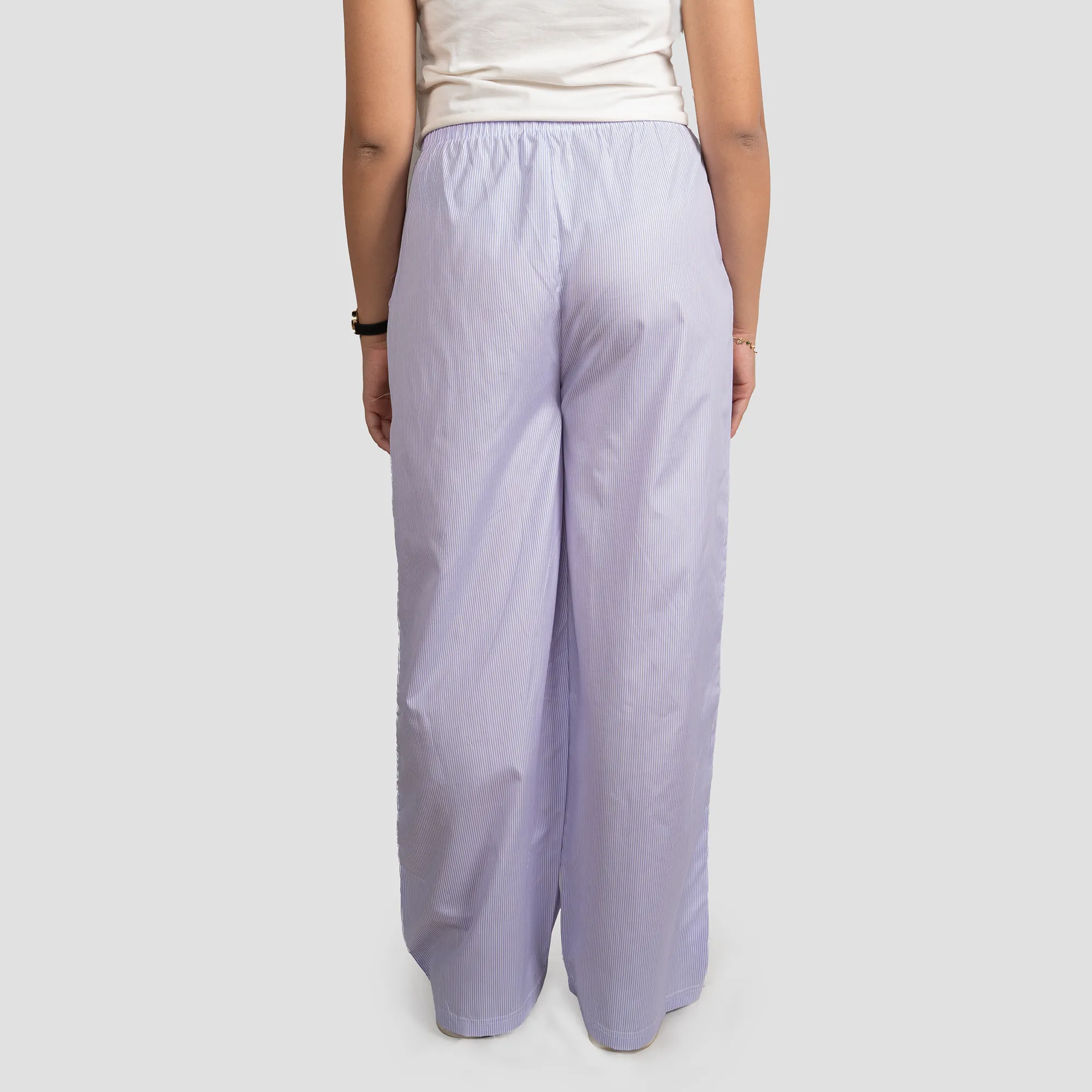 Lavender Striped Pants