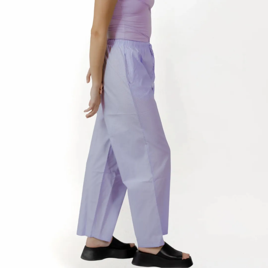 Lavender Striped Pants
