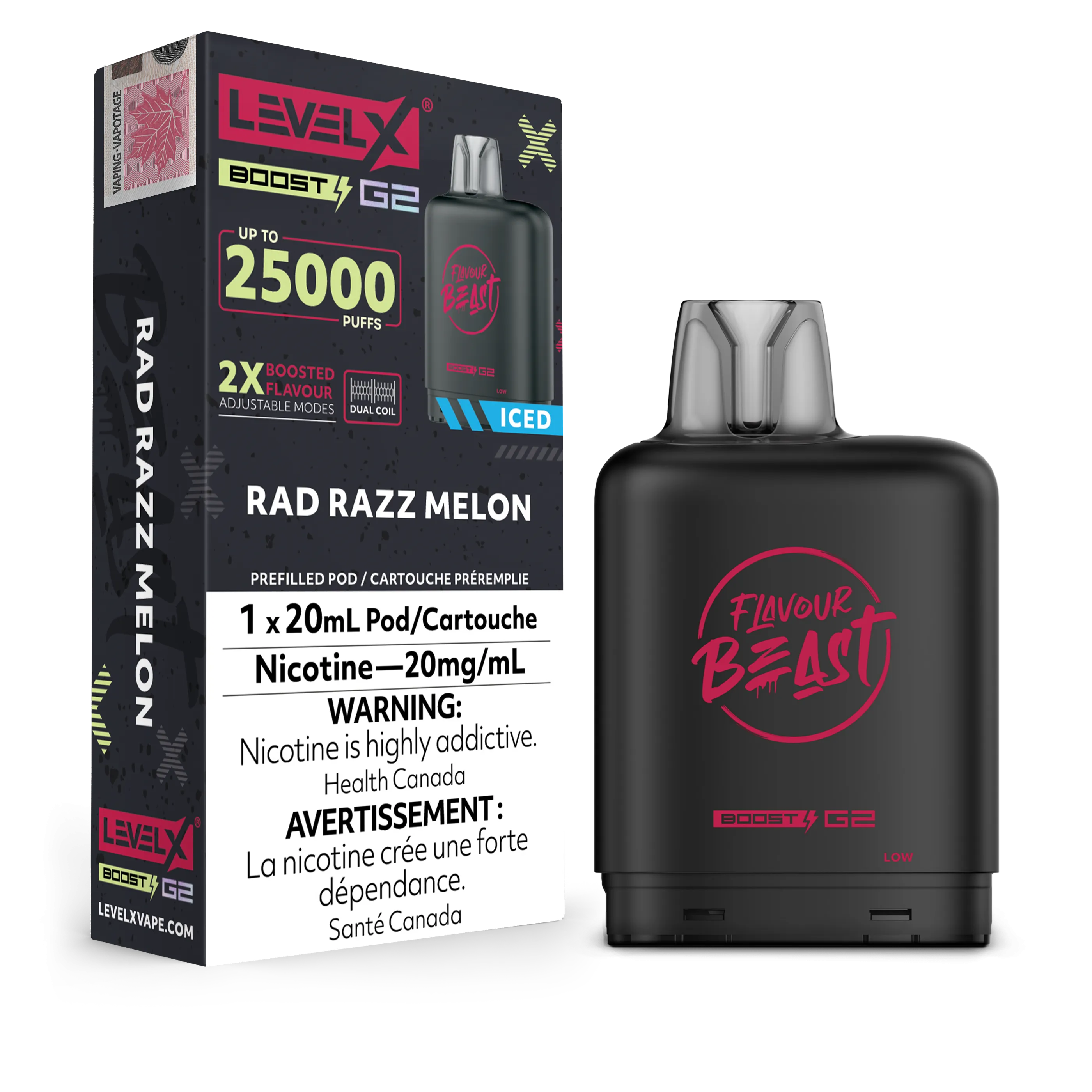 Level X Boost Flavour Beast - Rad Razz Melon