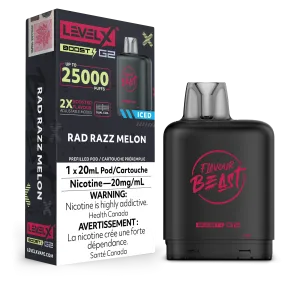 Level X Boost Flavour Beast - Rad Razz Melon