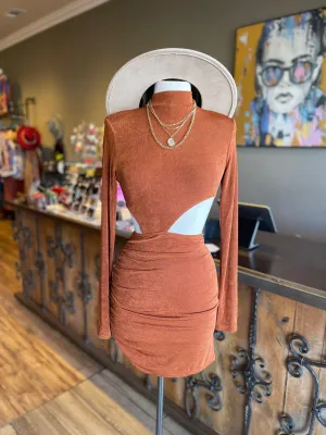 Long Sleeve Connect Top & Mini Dress