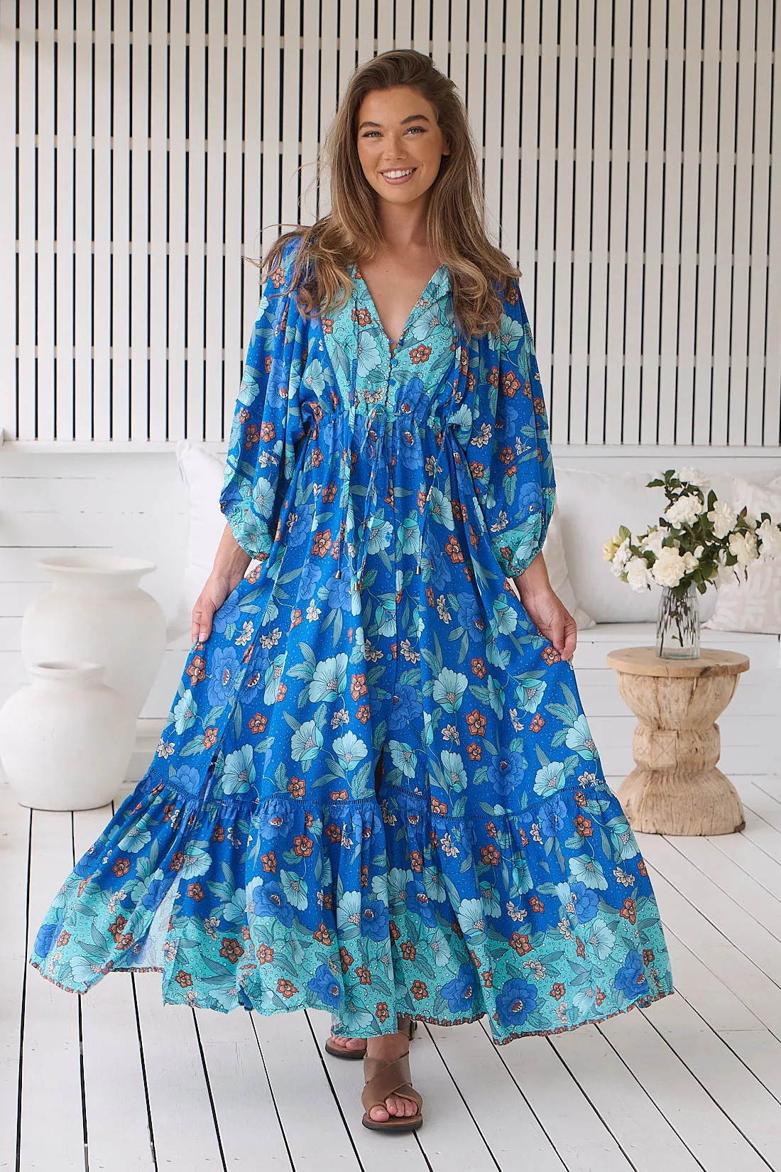 Love In Mist Print Catalonia Maxi