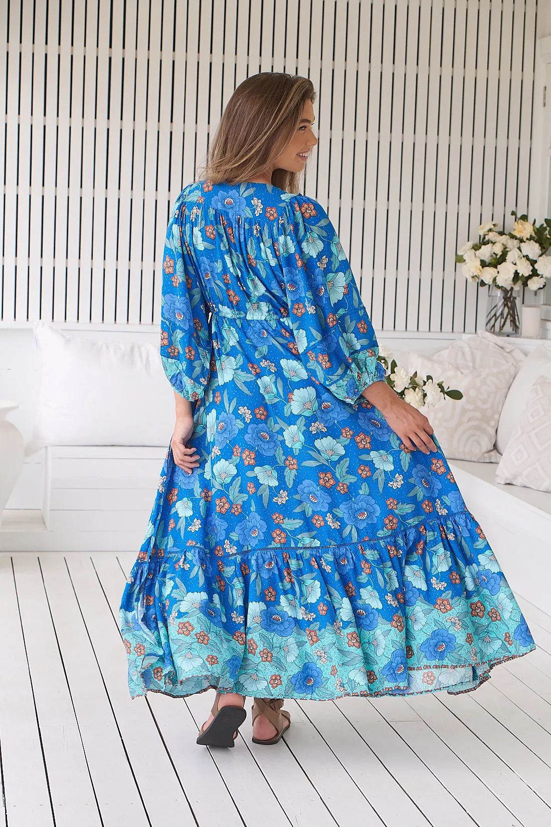 Love In Mist Print Catalonia Maxi
