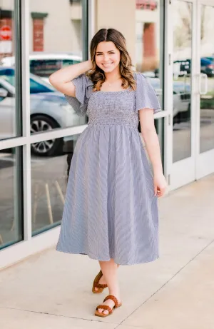 Make Me Smile Gingham Dress