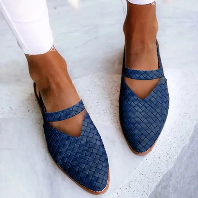 MARINA LUCENDA POINTED FLATS