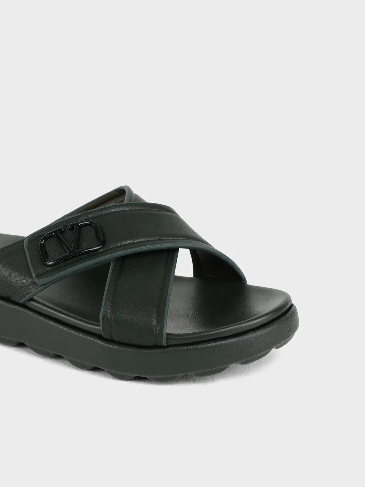 Men "TIROSH" Crossover Casual Slippers
