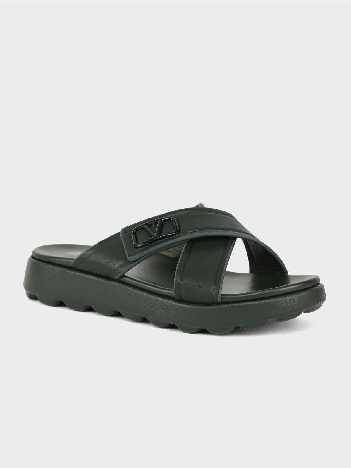 Men "TIROSH" Crossover Casual Slippers
