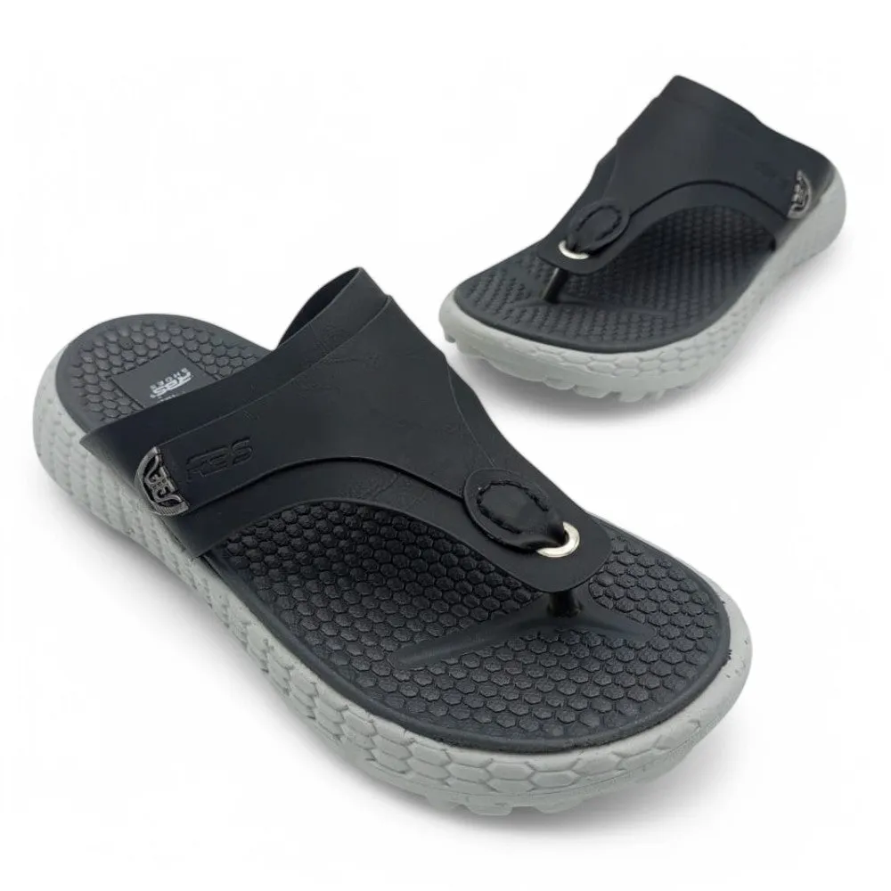 Men’s Outdoor Comfort Slippers  3002 – Black
