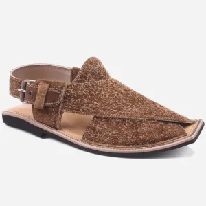 Mens "ATIQ" Leather Flat Peshawari Sandals