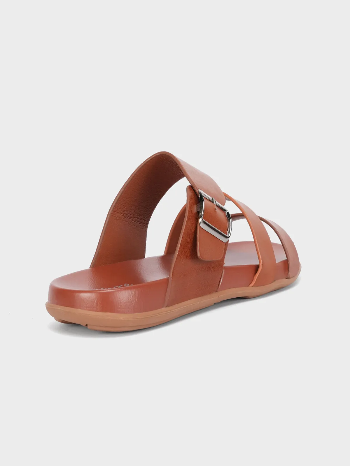 Mens "PAVLOS" Adorned Strappy Slippers