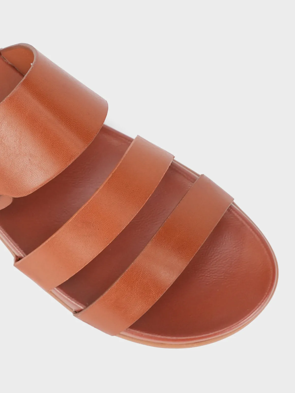 Mens "PAVLOS" Adorned Strappy Slippers