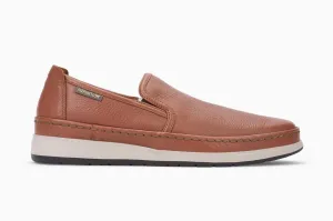 Mephisto Hadrian brown leather slip-on shoe for men