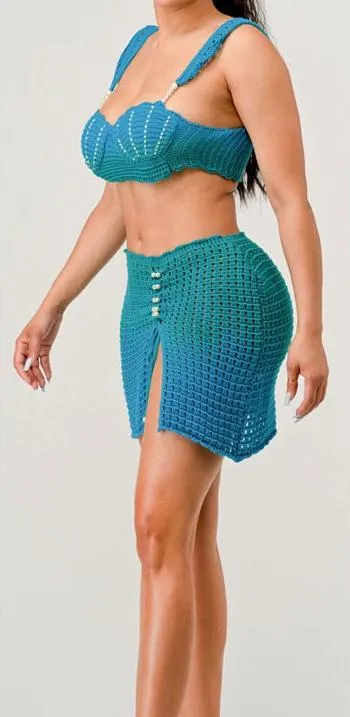 Mermaid Set | Chic Women's Two-Piece Outfit (C51)