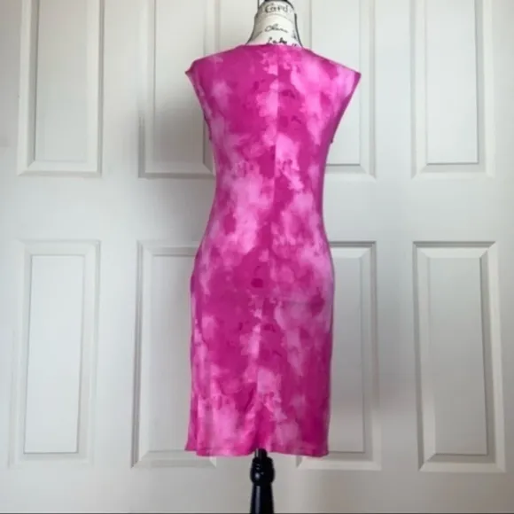 Michael Kors Pink Tie Dye Stretchy Dress