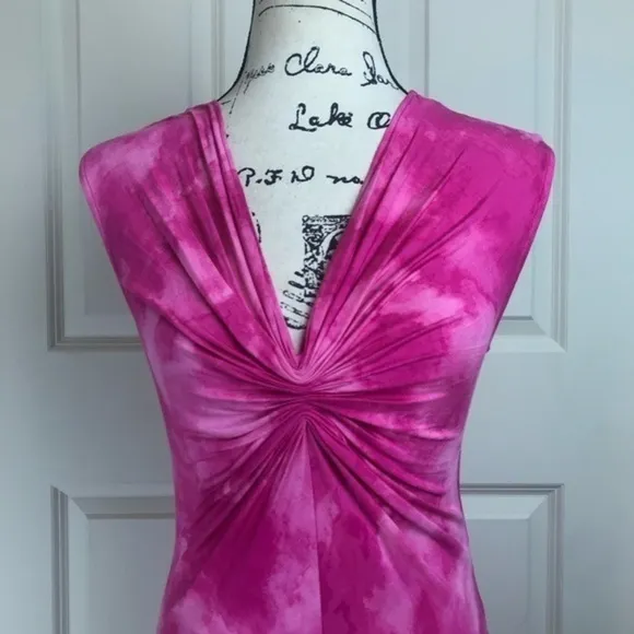 Michael Kors Pink Tie Dye Stretchy Dress