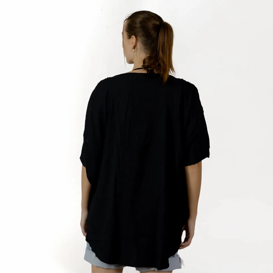 Midnight Breeze Cover-Up Blouse