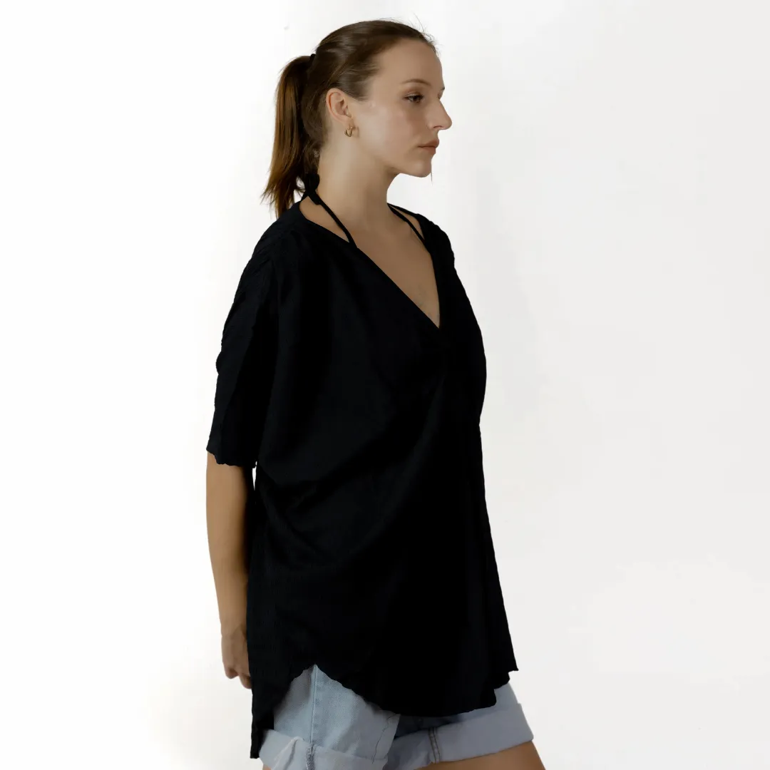 Midnight Breeze Cover-Up Blouse